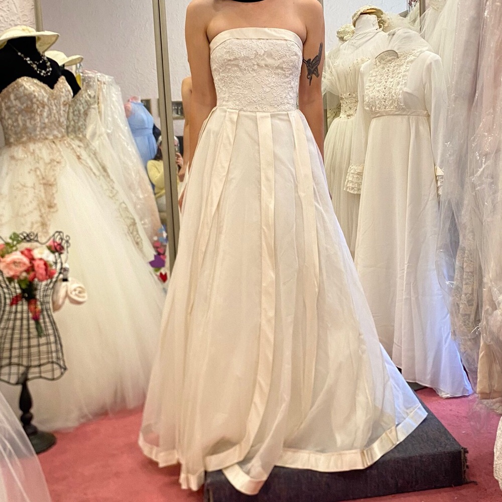 Vintage Nancy Issler Wedding Gown Dress Ballgown